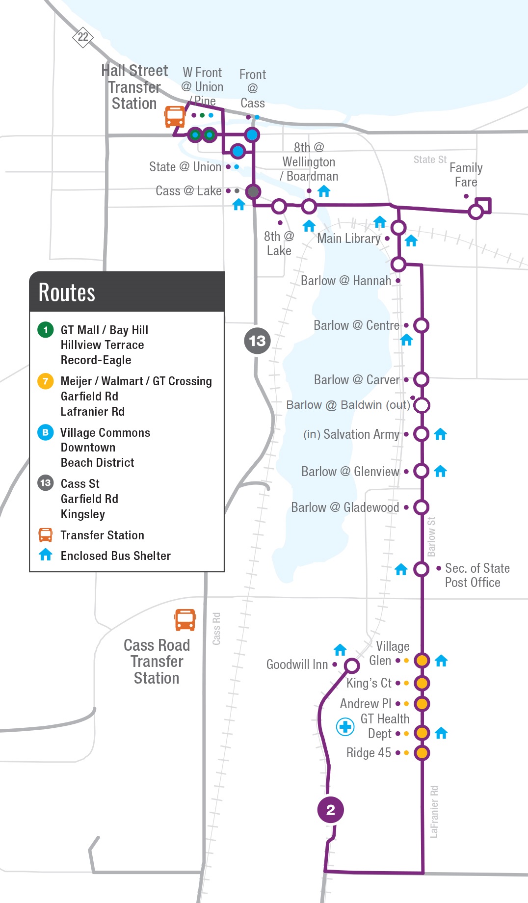 City Loops Bus Routes | BATA | Traverse City Transportation